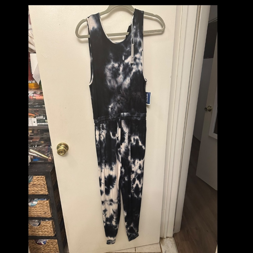 Tie dye jumpsuit, size small. New with tags